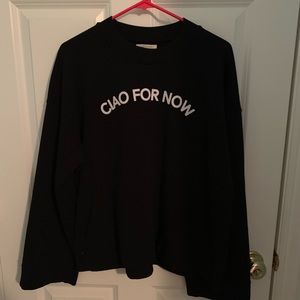 Ciao for Now Sweatshirt by Mile(s) & madewell